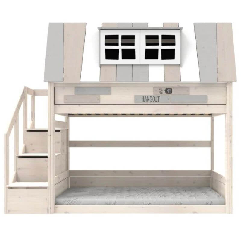 LIFETIME Kidsrooms Low Bunk Bed - My Hangout 90x200cm