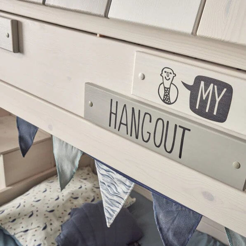 LIFETIME Kidsrooms Low Bunk Bed - My Hangout 90x200cm