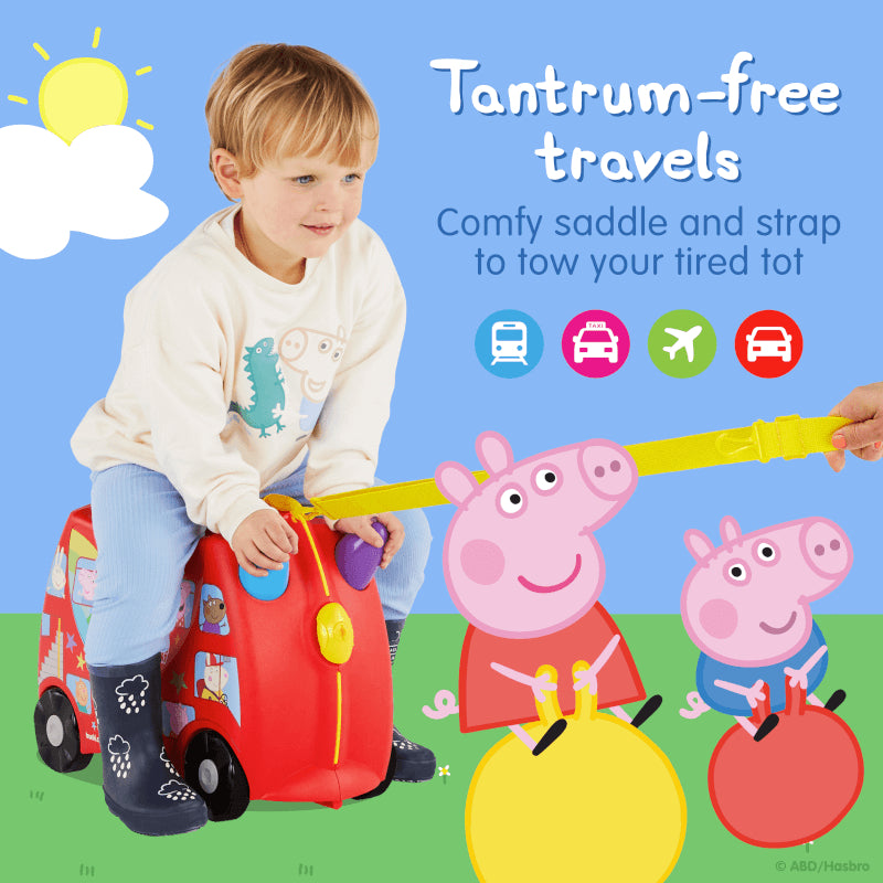 Trunki 兒童騎乘式行李箱 - 小豬佩奇
