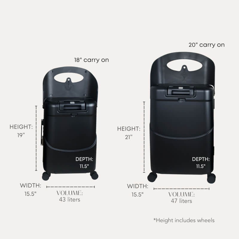 MiaMily Luggage Carry On 18"
