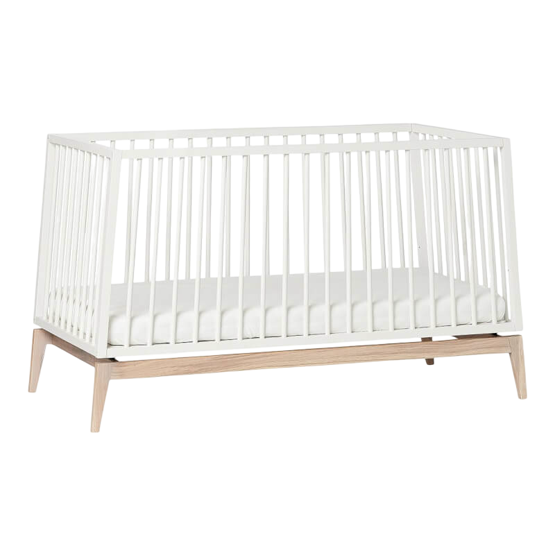 Leander Luna™ Baby Cot 140x70cm - White/Oak