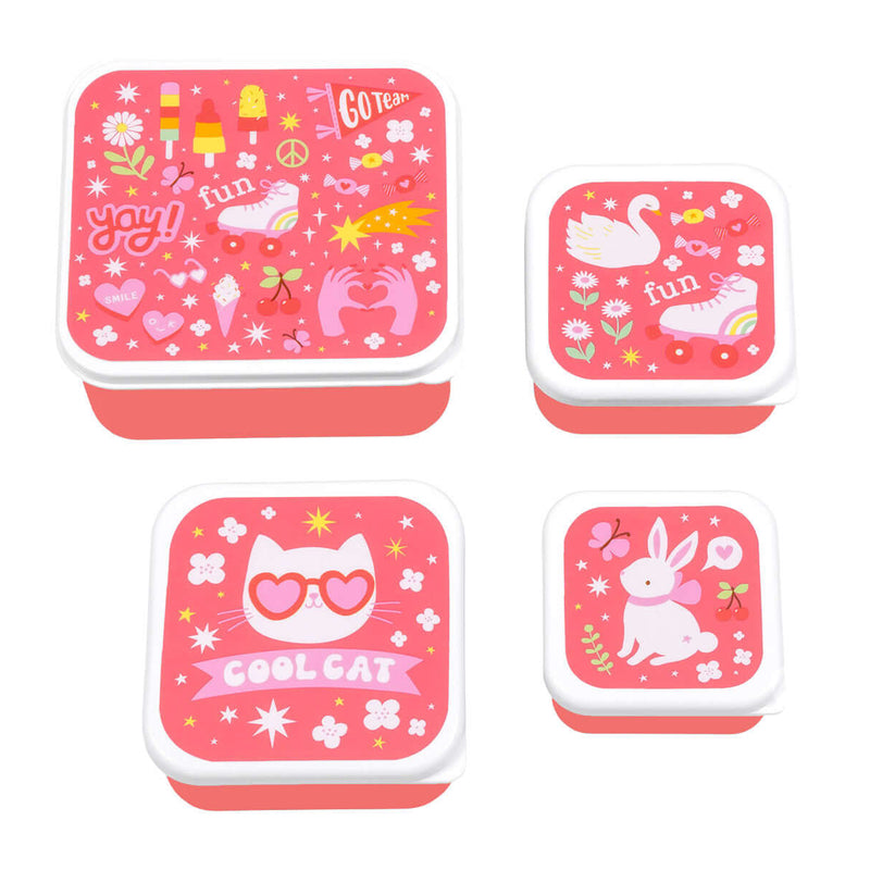 A Little Lovely Company Lunch & Snack Box Set A Little Lovely Company