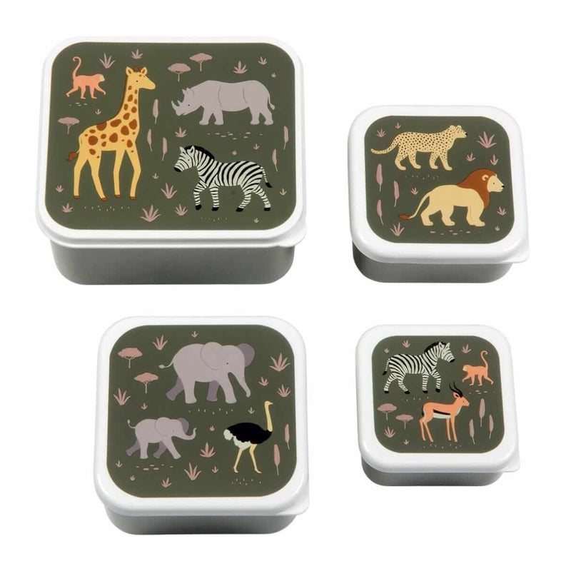 A Little Lovely Company Lunch & Snack Box Set A Little Lovely Company