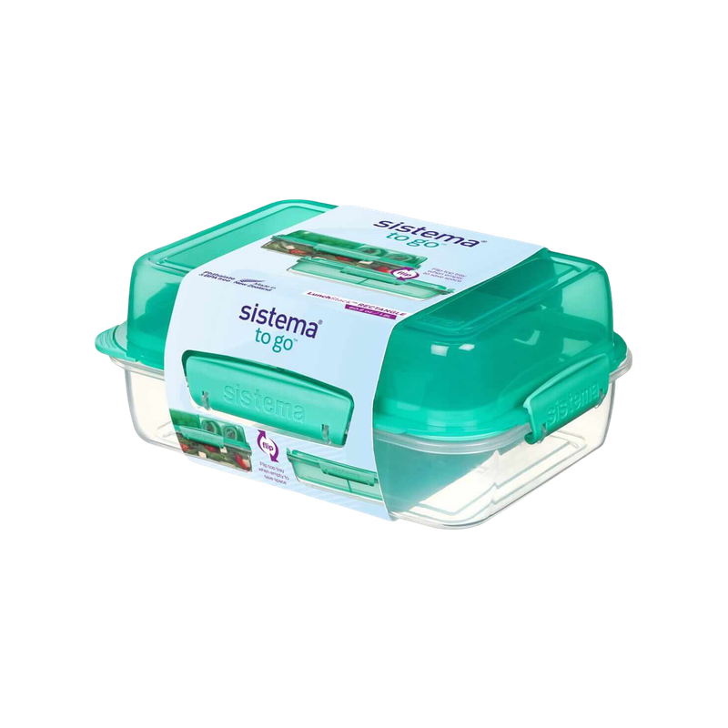 Sistema® LunchStack™ TO GO™ 長方形 1.8公升