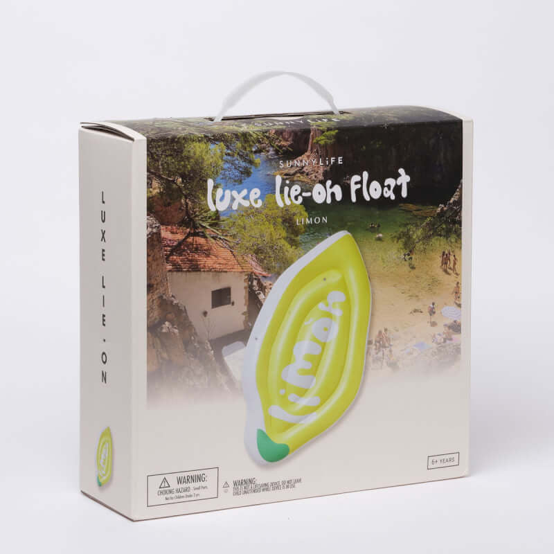 SUNNYLiFE Luxe Lie-On Float - Limon Butter