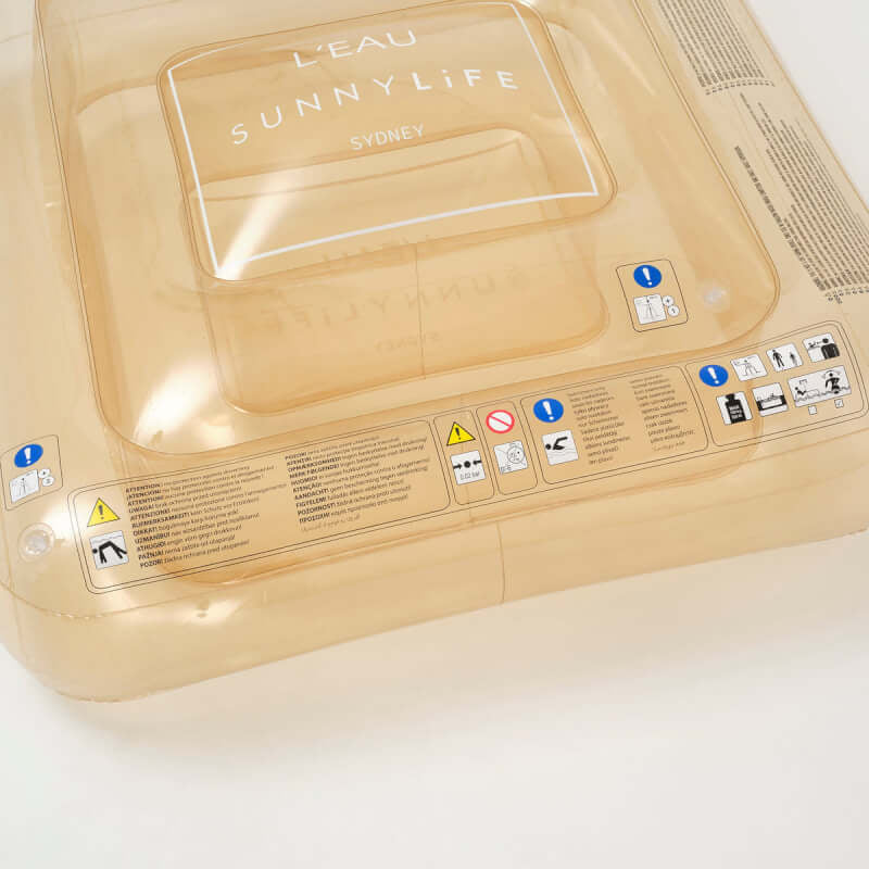 SUNNYLiFE Luxe Lie-On Float - Parfum Champagne