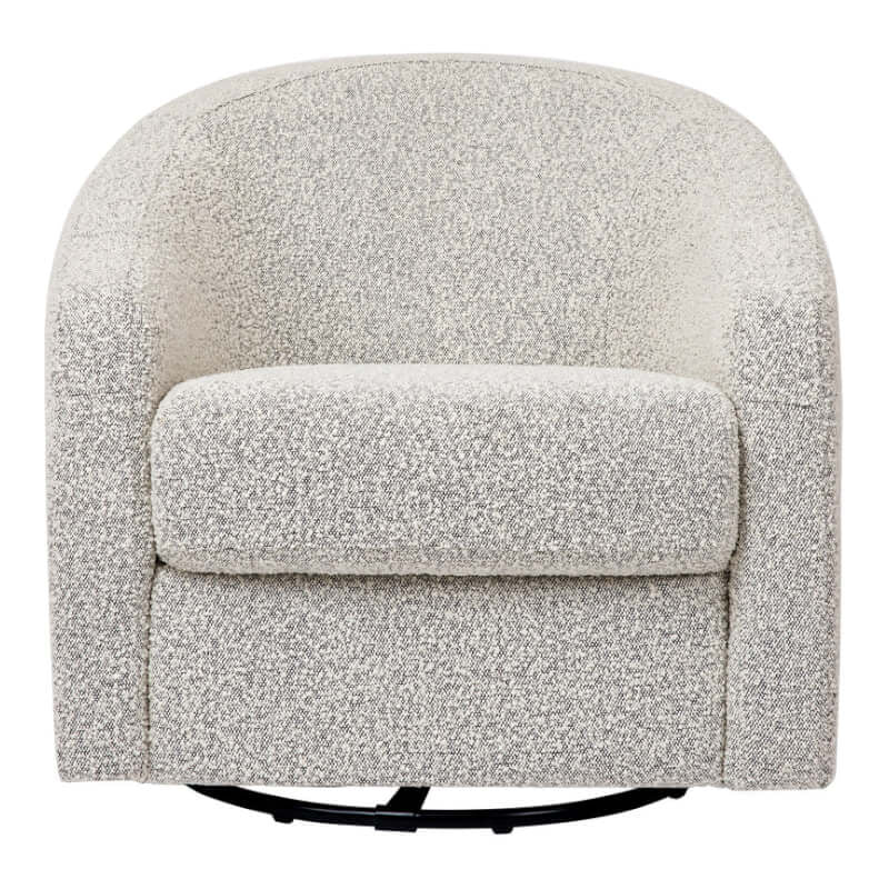 Babyletto Madison Swivel Glider - Black White Boucle