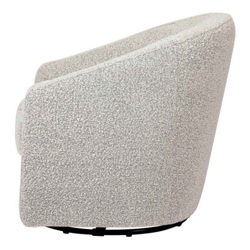 Babyletto Madison Swivel Glider - Black White Boucle