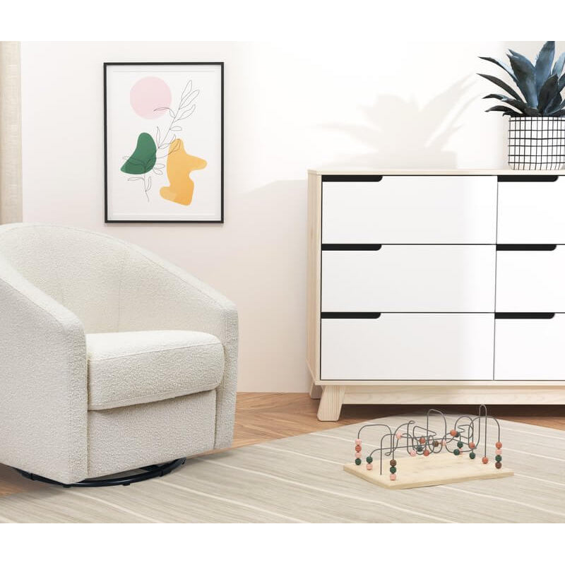 Babyletto Madison Swivel Glider - Ivory Boucle