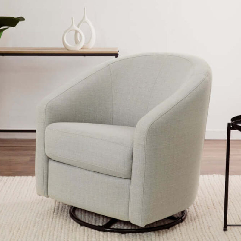 Babyletto Madison Swivel Glider - Performance Grey Eco-Twill