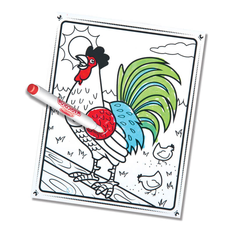 Melissa & Doug Magicolor - On the Go - Farm Animals Coloring Pad