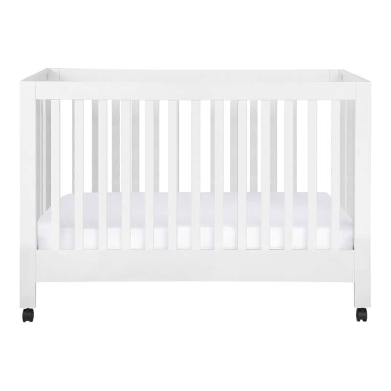Babyletto Maki Full-Size Portable Folding Crib - White