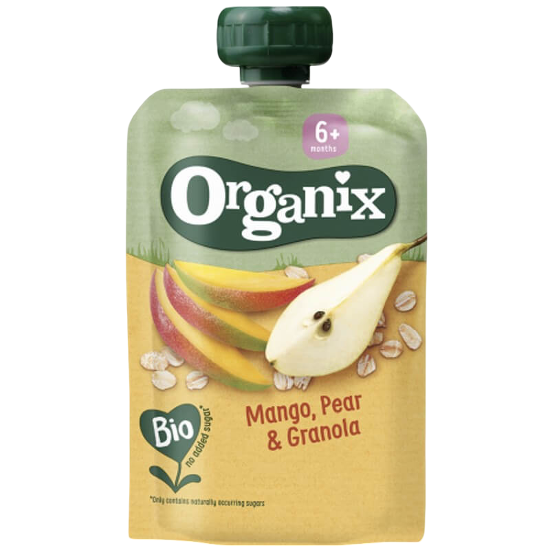 Organix Mango, Pear & Granola 100g (6mos+)