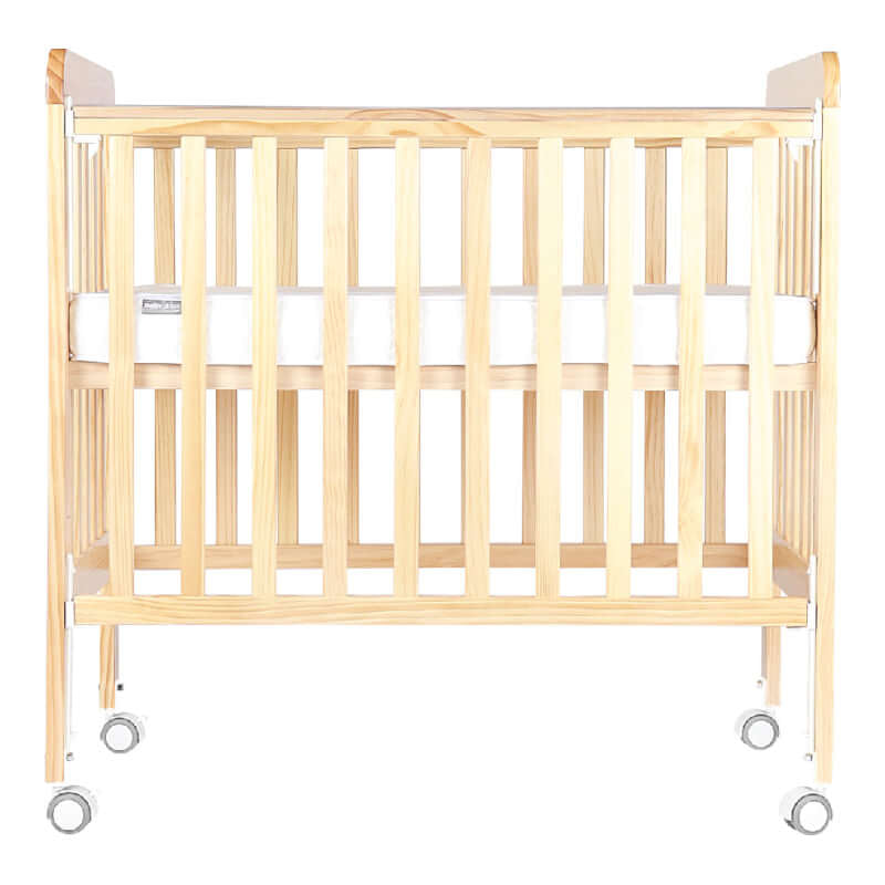 Baby Star Medi Baby Cot with 3" Mattress - Natural / New Zealand Pine