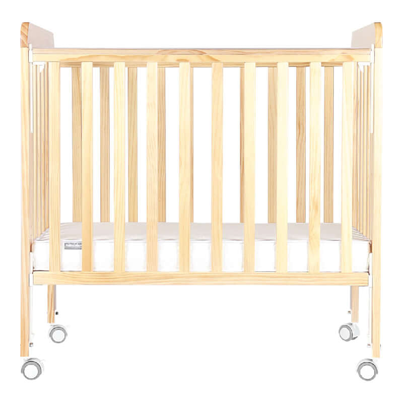 Baby Star Medi Baby Cot with 3" Mattress - Natural / New Zealand Pine
