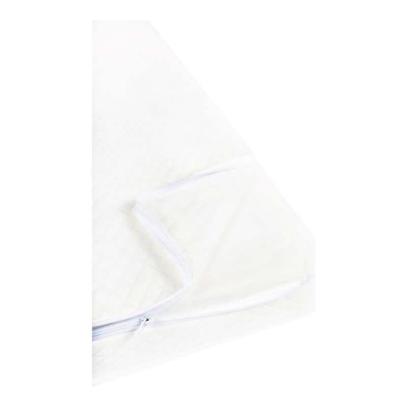 Baby Star Medi Baby Cot with 3" Mattress - White / New Zealand Pine