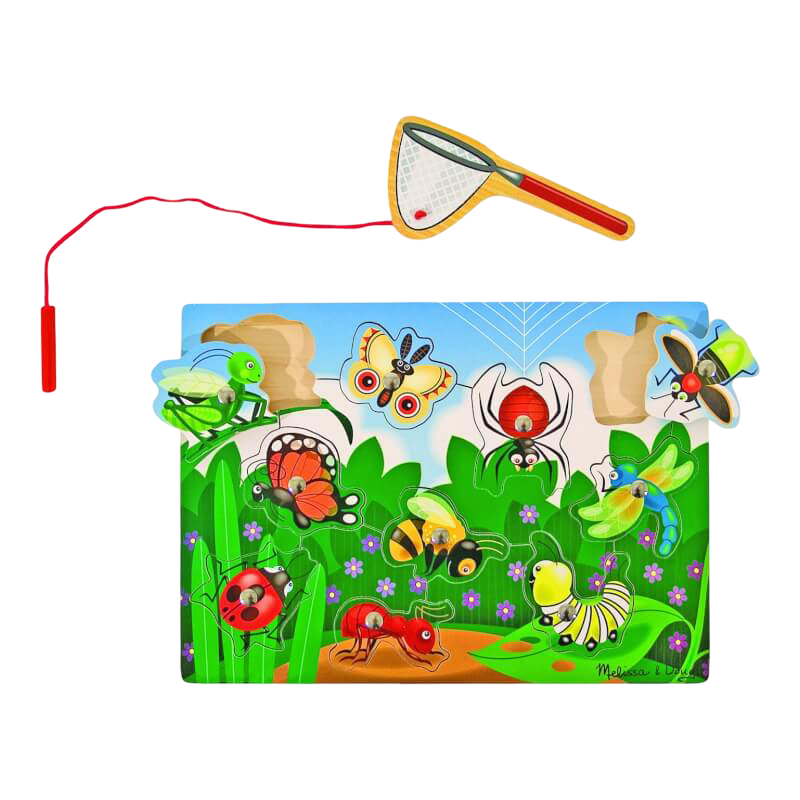 Melissa & Doug Bug-Catch Magnetic Puzzle Game
