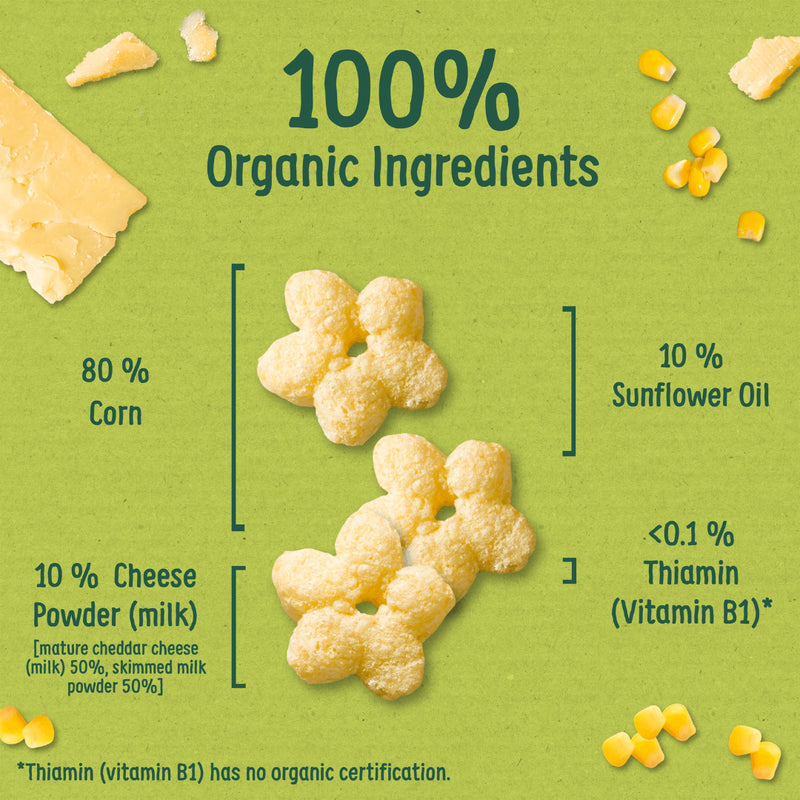 Organix Melty Cheese Stars 20g (7 mos+)