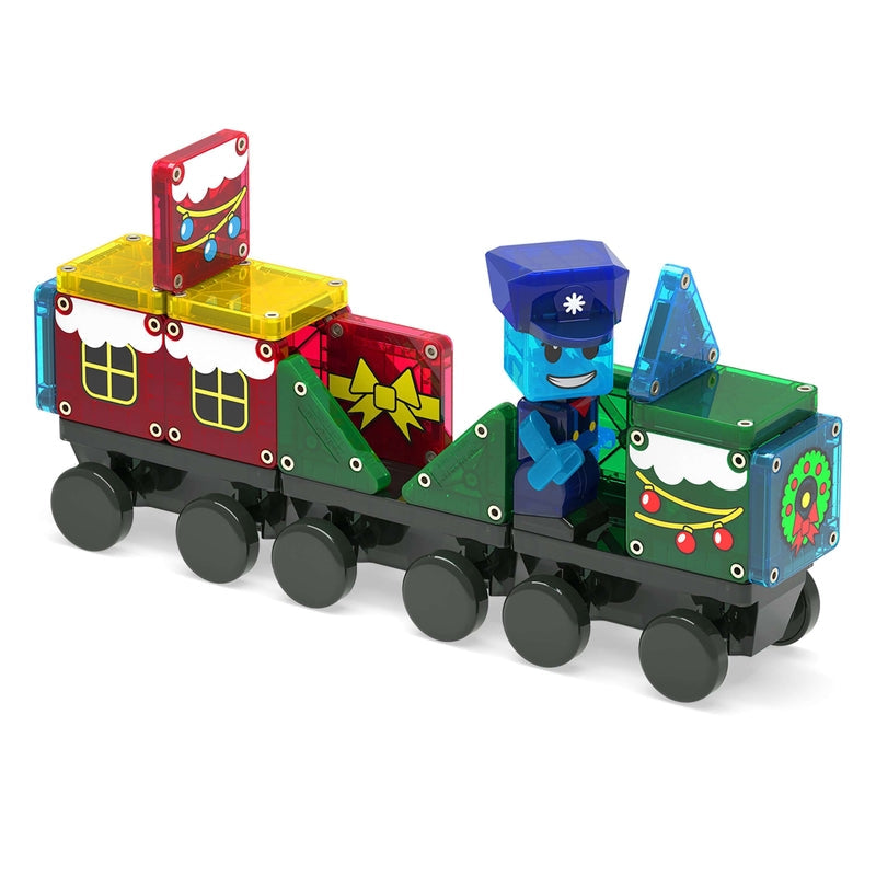 Magna-Tiles microMAGS Advent Calendar 34 Piece Set Magna-Tiles