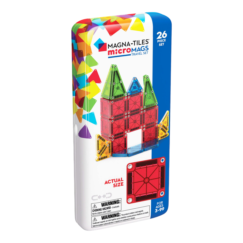 Magna-Tiles microMAGS Travel™ 26 Piece Set