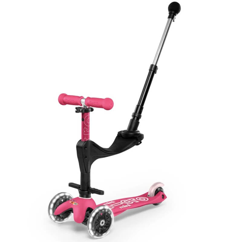 Micro Scooter Mini 3-in-1 Deluxe Plus with Push Along Handle