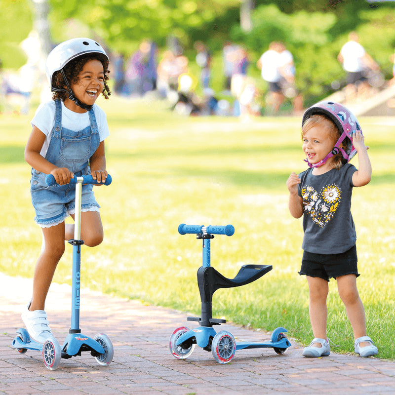 Micro Scooter Mini 3-in-1 Deluxe Plus with Push Along Handle