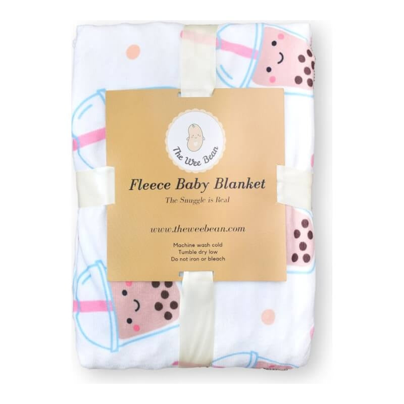 The Wee Bean Minky Fleece Sensory Baby Blanket