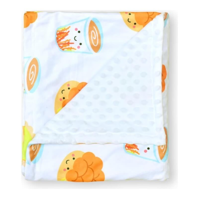 The Wee Bean Minky Fleece Sensory Baby Blanket