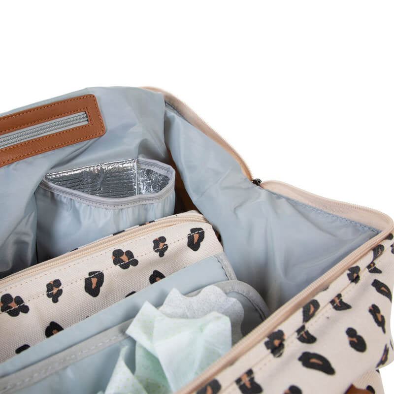 兒童之家媽媽育兒包 - 豹紋