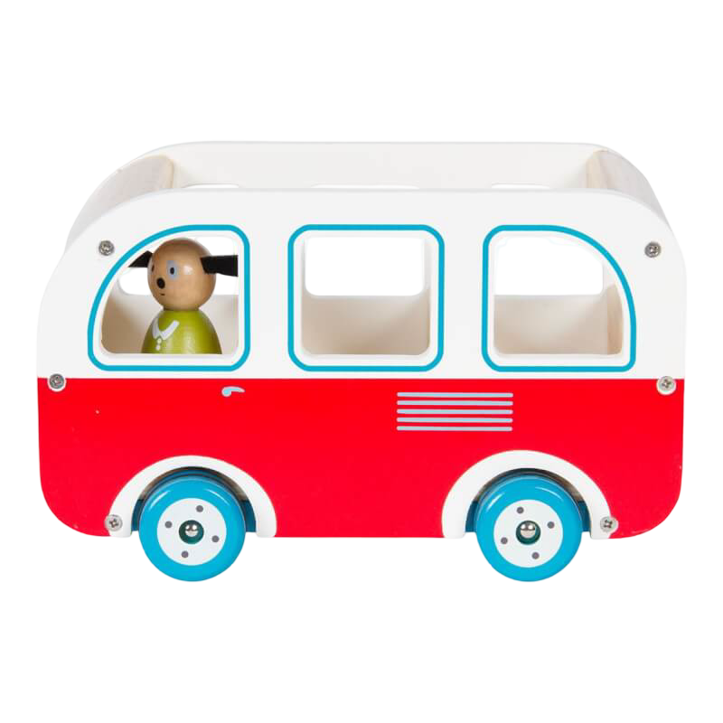 Moulin Roty La Grande Famille Bus with Julius 21x13cm