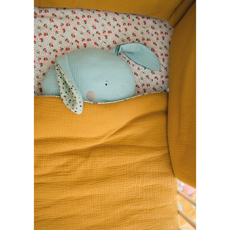 Moulin Roty Jolis Trop Beaux 赭色毛毯 90x69 厘米