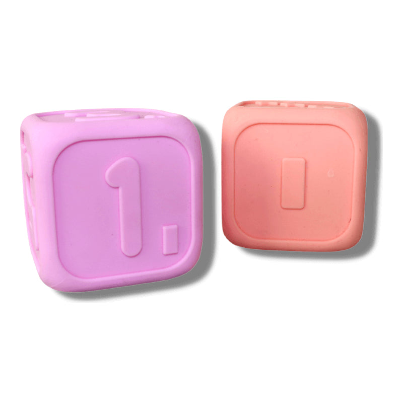 Jellystone Designs My First Dice - Bubblegum & Peach