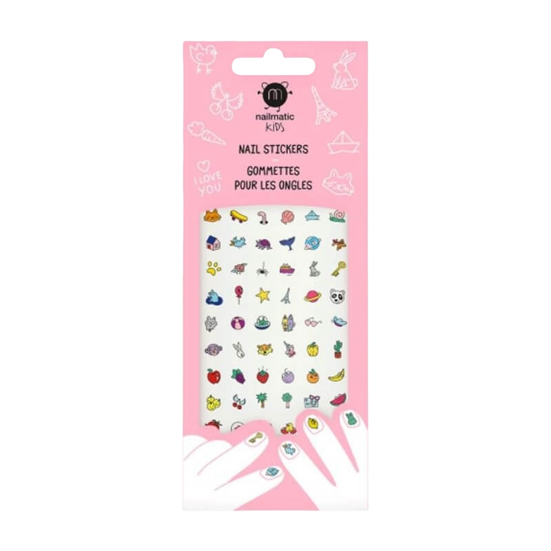 nailmatic Nail Stickers - Happy Nails (72 Stickers)