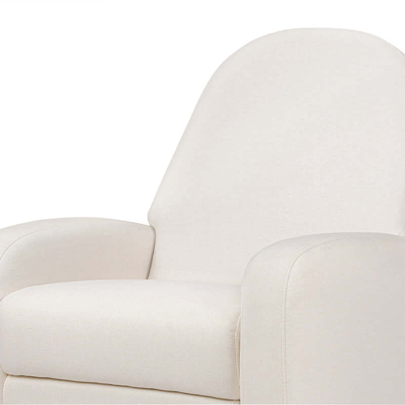 Babyletto Nami Recliner & Swivel Glider - Performance Cream Eco-Weave with Light Wood Base