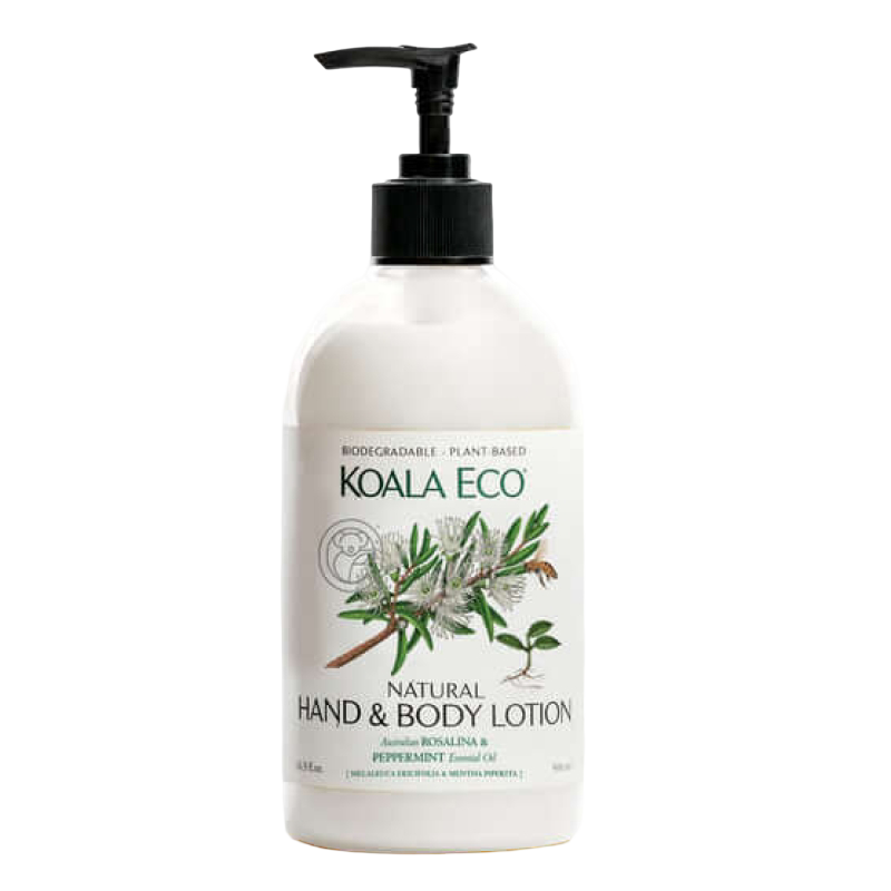 Koala Eco Natural Hand & Body Lotion - Rosalina & Peppermint 500ml