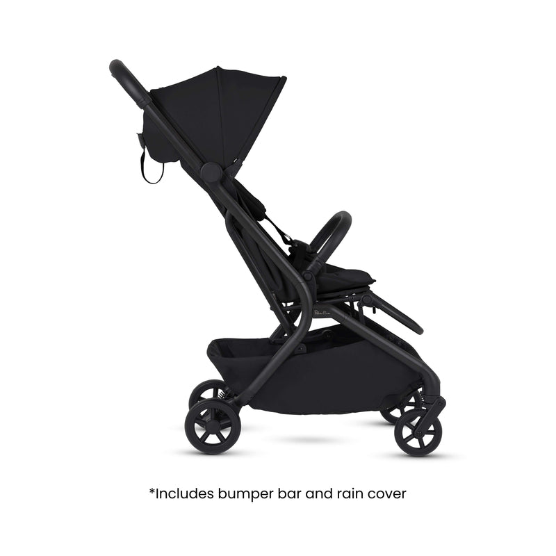 Silver Cross Nia Compact Baby Stroller Onyx Black