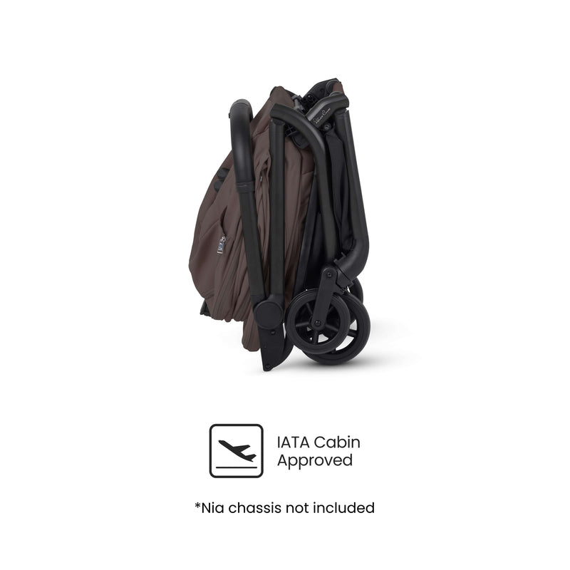 Silver Cross Nia Folding Carrycot Chocolate Silver Cross