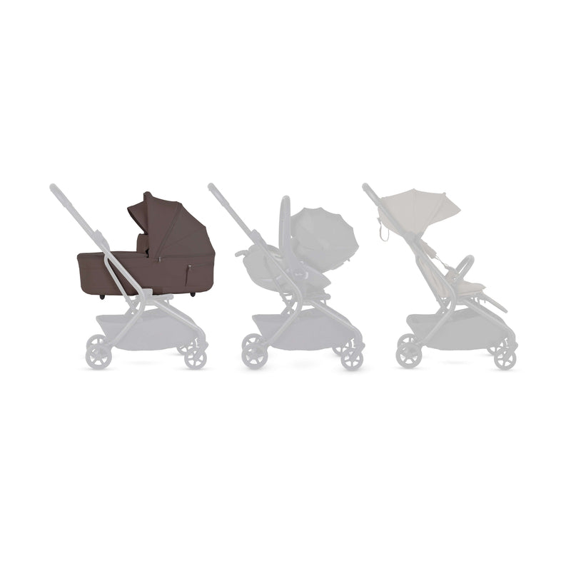 Silver Cross Nia Folding Carrycot Chocolate