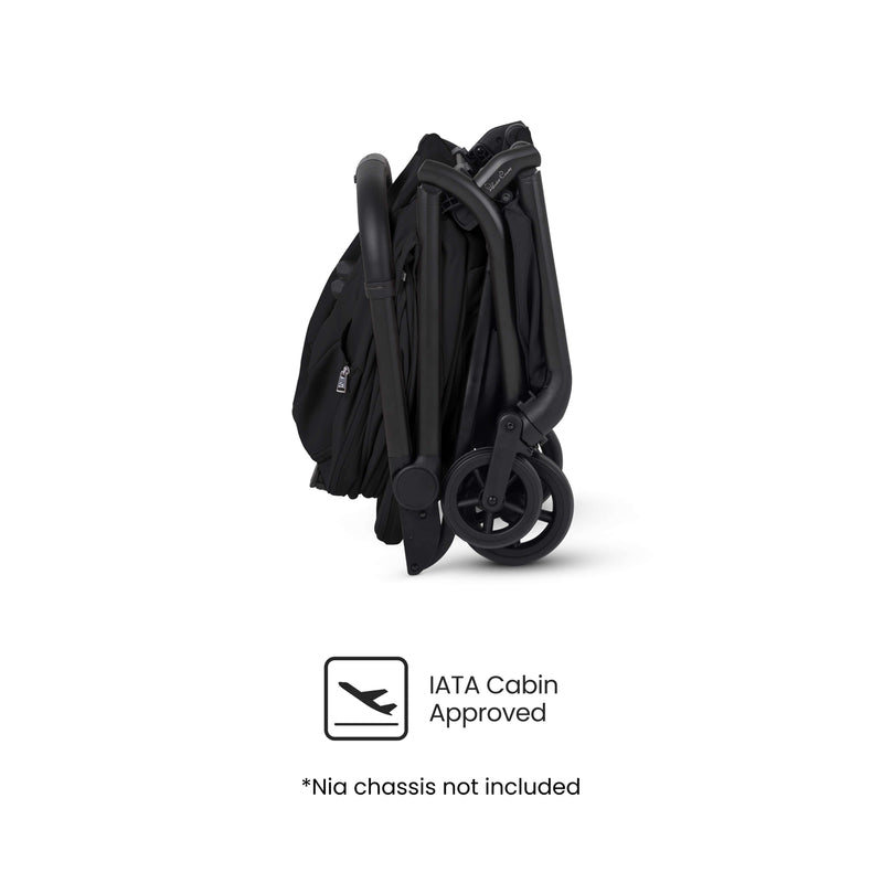 Silver Cross Nia Folding Carrycot Onyx Black Silver Cross
