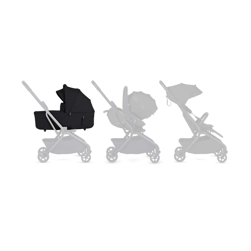 Silver Cross Nia Folding Carrycot Onyx Black Silver Cross