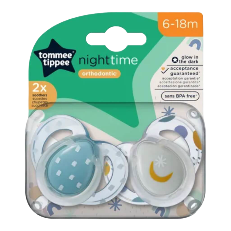 Tommee Tippee Night Time Soother Twin Pack
