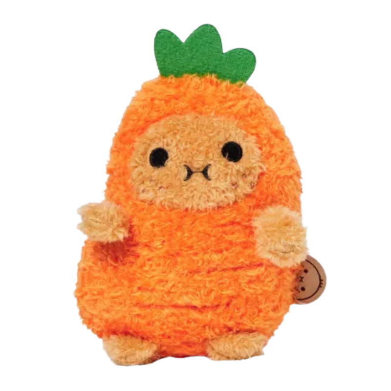 Noodoll Carrot Ricespud Mini Sitting Plush Toy Noodoll