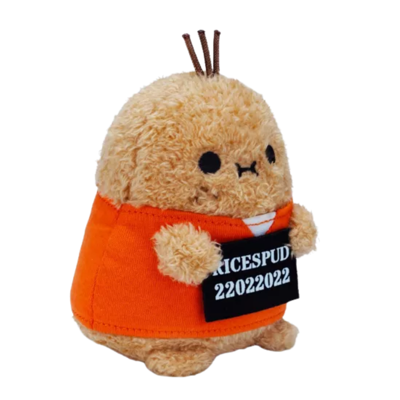 Noodoll 薯仔家族 Ricespud 通緝犯薯迷你坐姿毛絨玩具