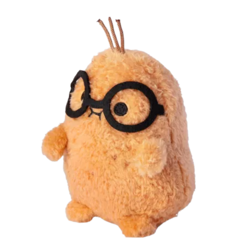 Noodoll 薯仔家族 Ricespud 眼鏡教授薯迷你坐姿毛絨玩具