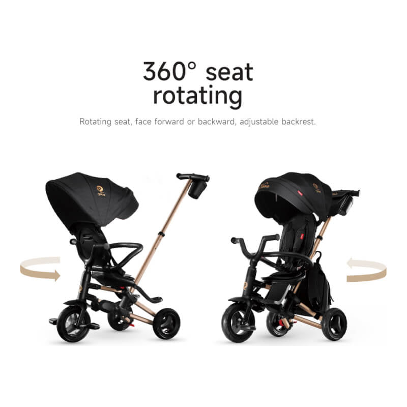 QPlay Nova 6-in-1 Trike - Golden/Black