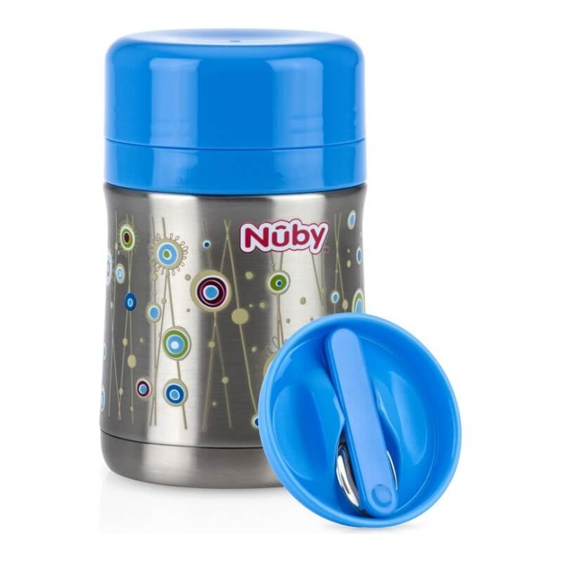 Nuby Printed Stainless Steel Food Jar