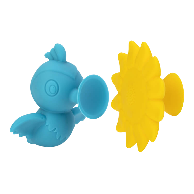 Nuby 趣味吸盤玩具 蜂鳥與花朵