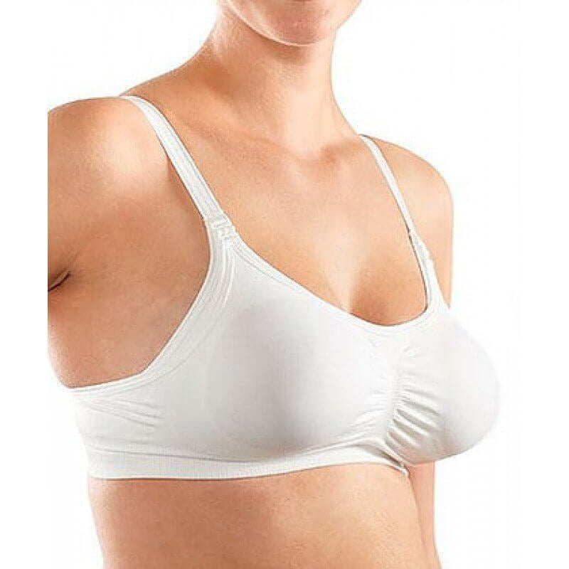 Cantaloop Nursing Bra with Foam Cups (White)