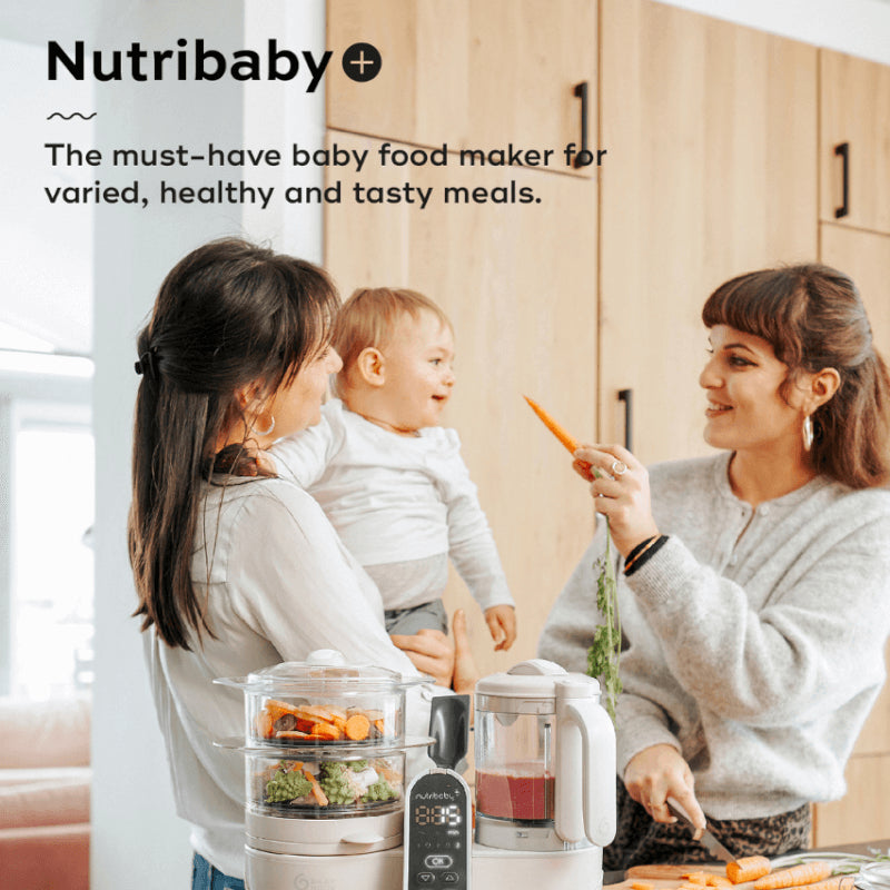 Babymoov Nutribaby+ Food Processor - Mineral Beige
