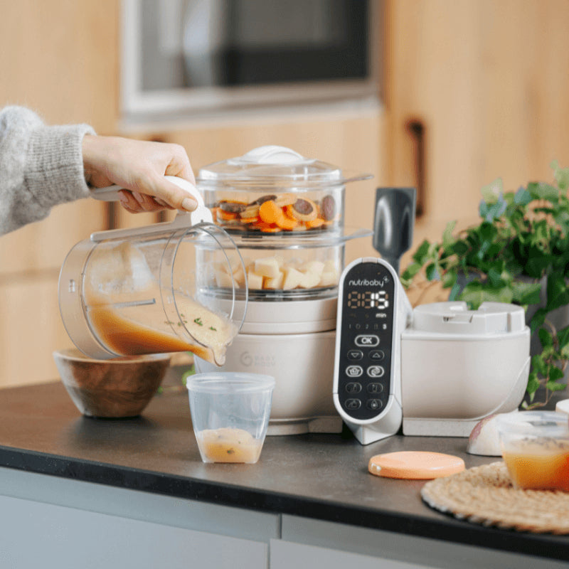 Babymoov Nutribaby+ Food Processor - Mineral Beige